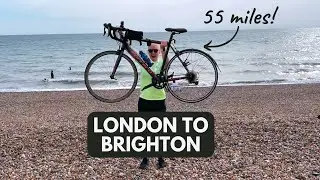 Cycling London to Brighton 2024 (55 miles!)