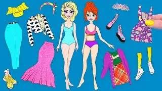 20 Cách Làm Búp Bê Giấy Frozen