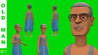 Green Screen Village Man | Indian Village Man Green Screen |Green BackGround Screen (No Copyright)