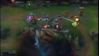 Lee sin Q hit ally ward