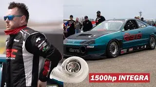1500hp Acura Integra running 7s