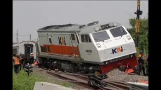 Lagiiiii, kecelakaan Kereta Api, kali ini kereta anjlok