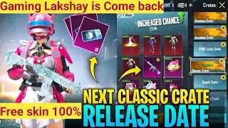 Classic crate opening || M416 Glacier agya || 2022 || free skin 100% proof || Gaming Lakshay