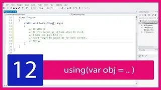 C# IO Tutorial #12 - FileStream with the Using Statement