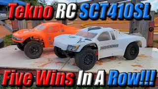 Tekno RC SCT410SL - Five Wins In A Row!!! My Setup Sheet is in the Description!