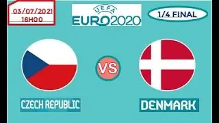 ⚽ CZECH REPUBLIC - DENMARK - UEFA EURO 2020 (FULL MATCH) ⚽