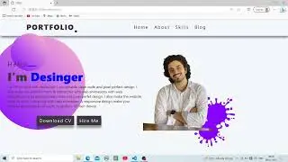 How to Make a Animated Portfolio Used to HTML and CSS ||