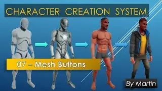 07 - Unreal Engine - Character Creation System - Mesh Buttons