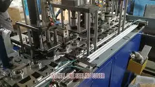 Assembly process of deep groove ball bearing