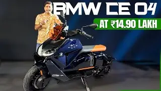 BMW CE 04 Walkaround | 0 – 50 km/h in 2.6 s | Most Expensive Electric Scooter | 10.25” TFT display