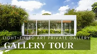 Stunning Gallery Design, Merging Art And Nature In Modern House Design