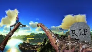 Убил Титанозавра в Ark mobile!|Modjik
