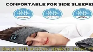Perytong Sleep Headphones Wireless, Bluetooth Sports Headband Headphones with Ultra-Thin HD Stereo