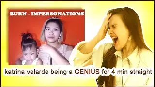 Musician's FIRST TIME reaction : Katrina Velarde - Burn, 😮 Impersonating singers !