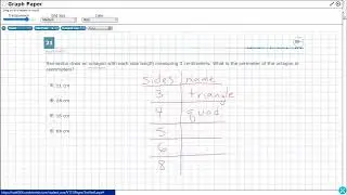 3rd Grade STAAR Practice Perimeter (3.7B - #12)