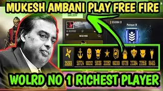 MUKESH AMBANI PLAY FREE FIRE | WORLD NO.1 RICHEST FREE FIRE PLAYER | JIGS BHAI KA CHACHA | Mr Ashis