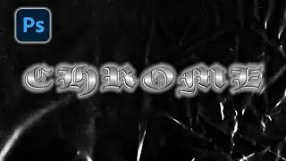 Photoshop Tutorial - Chrome Text Effect in Photoshop