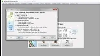 QuickBooks: How to Open a Company File