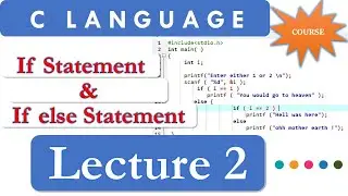 How to use if, if else statement in c programming ?| If else in C Programming | Lecture 2 👨‍💻👩‍💻