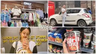 Vlog! Grocery shopping, Shifting Day Vlog ♥ Forum courtyard Mall, Day out with parents,