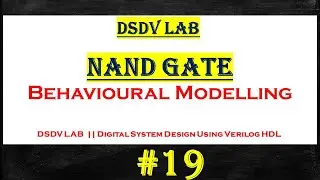 nand gate verilog code | nand gate | verilog code | verilog hdl | vlsi | behavioral modelling
