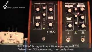 Shootout: Moog Delay 104z vs.  Moog Delay 104m (moogerfooger)