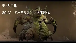 #diablo4 80LV バーバリアン デュリエル討伐