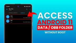 How to Access /Android/OBB & DATA Folder on Android 11 - No ROOT [Hindi]