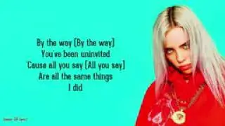 Billie Eilish   COPYCAT  Official lyrics