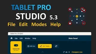 Tablet Pro STUDIO 5.3 update : File - Edit - Modes - Help (+Radial Menu improvements)