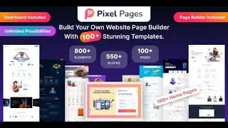PixelPages - SAAS Application Website Builder for HTML Template