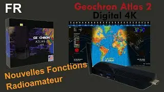 Geochron 4k Atlas 2 Horloge Mondiale Radioamateur