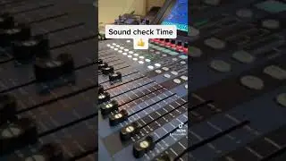 Sunday Service Sound Check Time