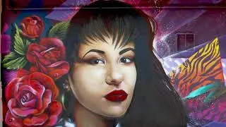 Painting A Selena Mural in Houston - www.ArtistikMisfits.com