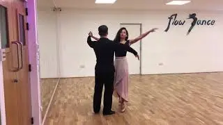 How to dance Fallaway Slip Pivot & Oversway in Foxtrot - Advanced