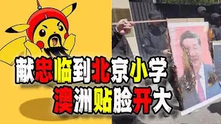 北京中關村三小發生“獻忠”事件，韭菜反噬少主子們？澳洲墨爾本焚燒習近平畫像和中國國旗（2024-10-28第2309期）