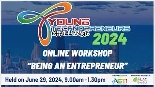 YTC 2024 Online Workshop 'Being An Entrepreneur