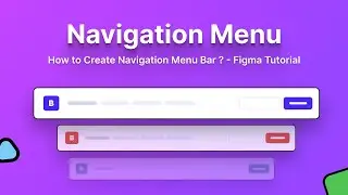 How to design Bootstrap Navigation Menu Bar - Figma Tutorial