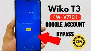 BOOM! Wiko T3 ( W- V770 ) Google Account Bypass 2024!