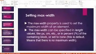how to Setting max-width in css  lesson:10(part-4)