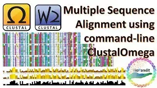 Multiple Sequence Alignment using ClustalOmega