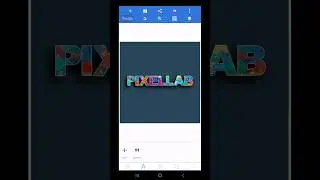 Texture Text Effect on Pixellab 