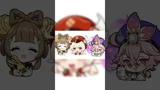 Yaoyao,Klee and Dori!🤍| have a great day/night!!💜| 