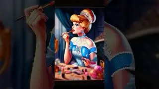 Disney princess Cinderella  Glow up | Cartoon Glow up transformation #disney #cartoon #cinderella