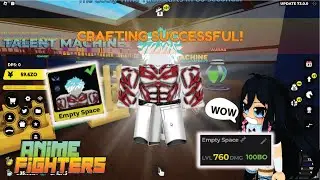 New INFUSED Demonic [ Empty Space ]!! Anime Fighters Simulator