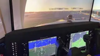MSFS 2020 ILS landing at LAX. Bonanza G36, the Doctor Killer