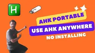 AutoHotkey and Notepad++ Portable - Run AHK With Out Installing