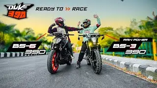Duke 390 bs6 vs Duke 390 bs3🔥 |Drag Race|Top end |#ktm #duke390 #dragrace #viral #trending #ktmindia