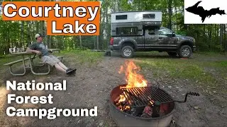Courtney Lake: Michigan National Forest Campground Overview