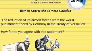 AQA GCSE History: How to answer Question 4: Conflict and Tension - the 16 marker!